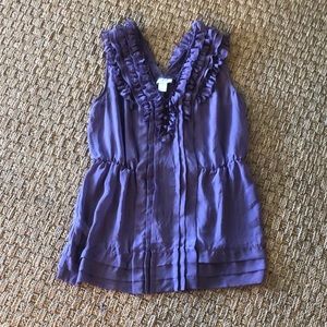 LOFT Ruffled dress top.